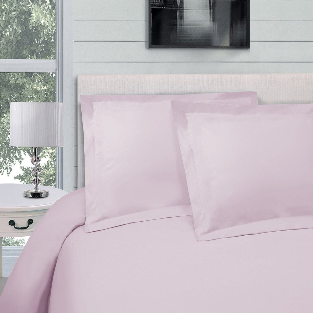 Lilac Queen Cotton Blend 300 Thread Count Washable Duvet Cover Set HomeRoots