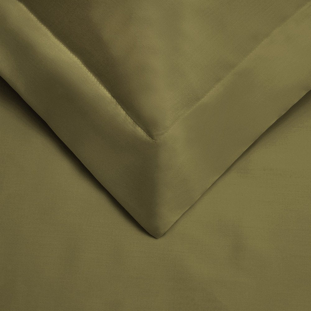 Sage Twin Cotton Blend 300 Thread Count Washable Duvet Cover Set HomeRoots