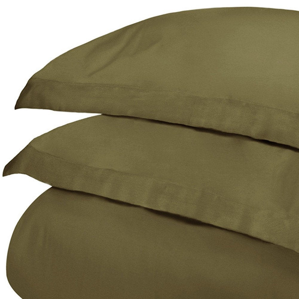 Sage Twin Cotton Washable Duvet Cover Set HomeRoots