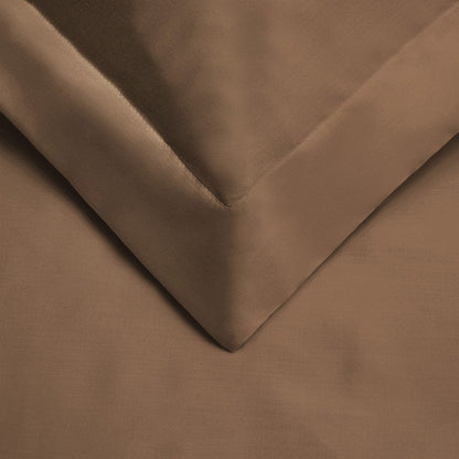 Taupe Twin Cotton Washable Duvet Cover Set HomeRoots