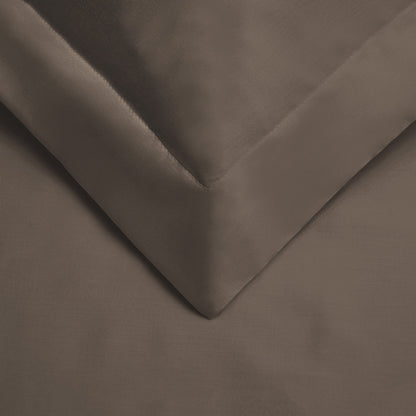 Gray Queen Cotton Blend 400 Thread Count Washable Duvet Cover Set