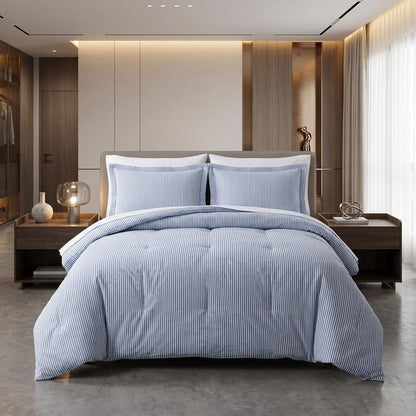 White Queen Cotton Washable Duvet Cover Set HomeRoots
