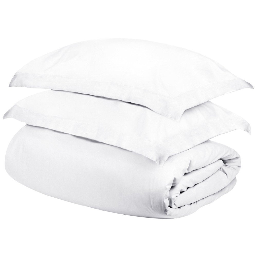 White Queen Cotton Washable Duvet Cover Set HomeRoots