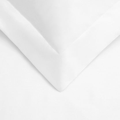 White Queen Cotton Blend 400 Thread Count Washable Duvet Cover Set HomeRoots