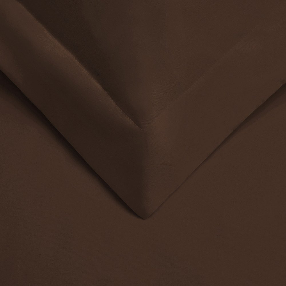 Dark Brown King Cotton Washable Duvet Cover Set HomeRoots