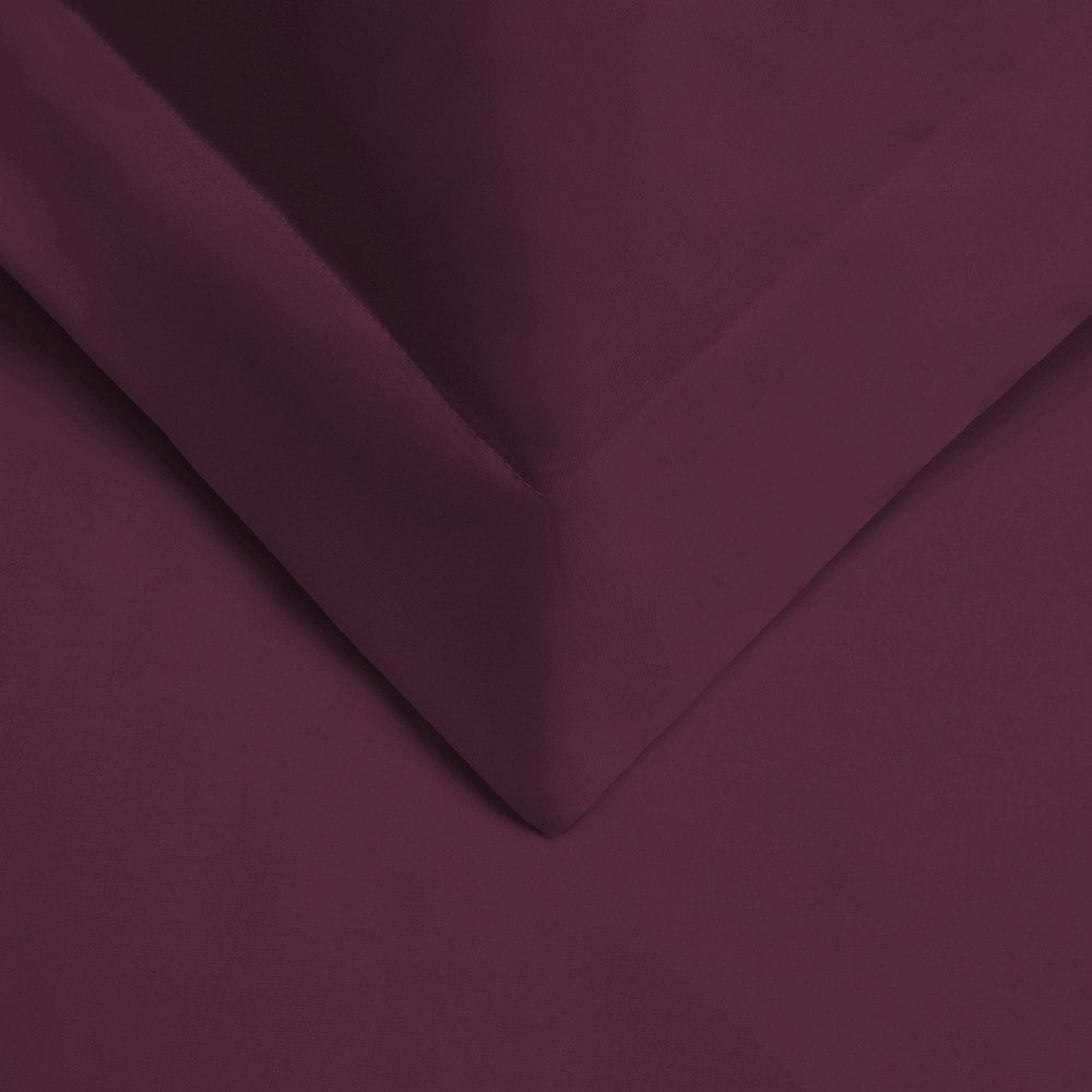 Plum Twin Cotton Washable Duvet Cover Set HomeRoots