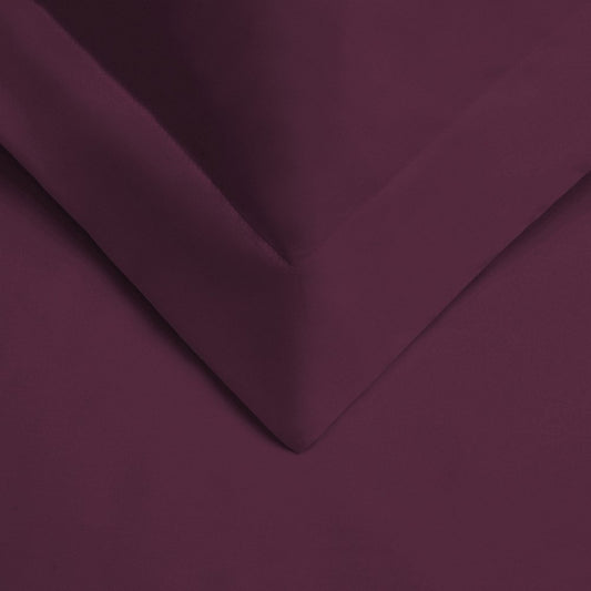 Plum Twin Cotton Washable Duvet Cover Set HomeRoots