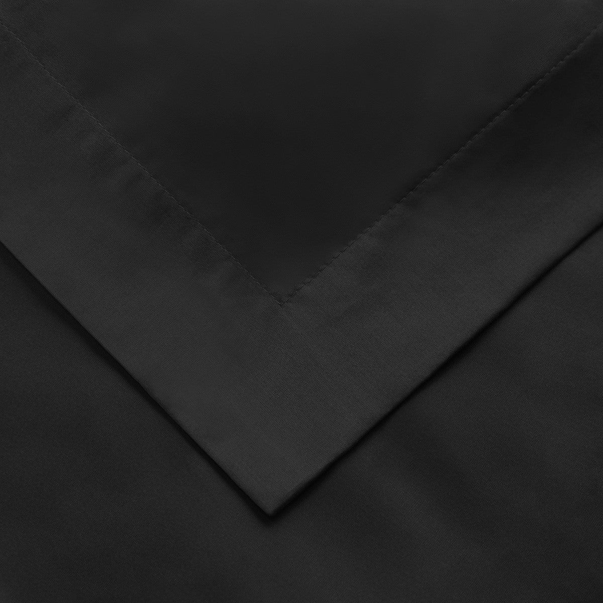 Black Queen Cotton Blend 650 Thread Count Washable Duvet Cover Set