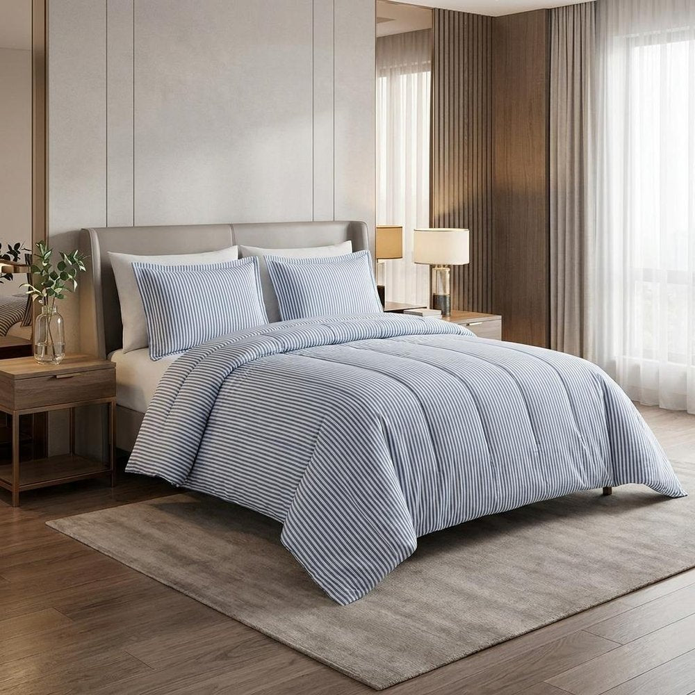 Ivory Queen Cotton Blend 650 Thread Count Washable Duvet Cover Set HomeRoots