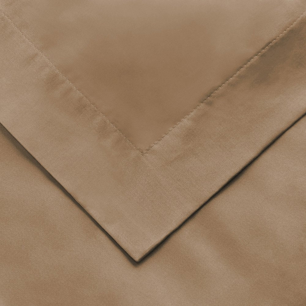 Taupe Queen Cotton Washable Duvet Cover Set HomeRoots