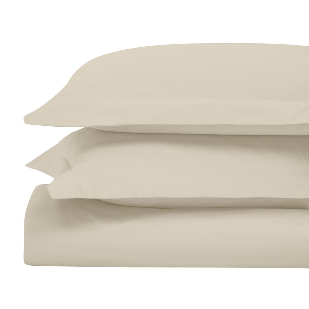 Ivory Twin Cotton Washable Duvet Cover Set — view 3