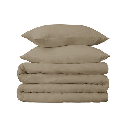 Linen Twin Cotton Washable Duvet Cover Set HomeRoots