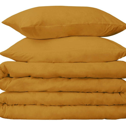 Brown Twin Cotton Washable Duvet Cover Set HomeRoots