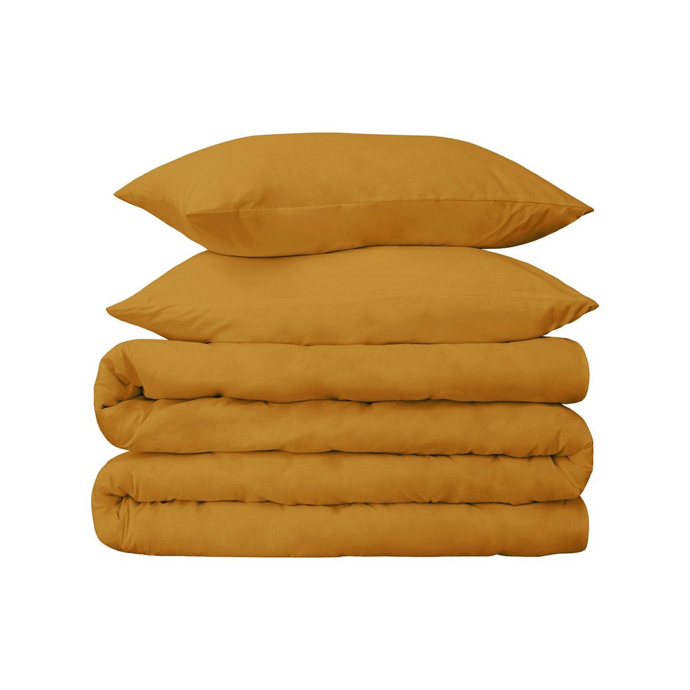 Brown Twin Cotton Washable Duvet Cover Set HomeRoots