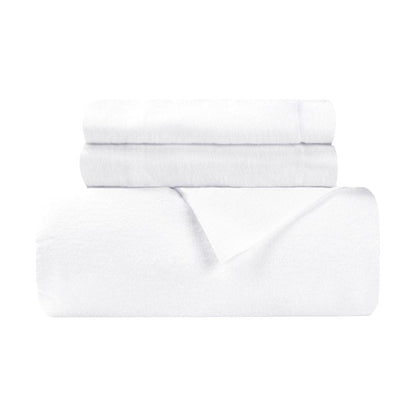 White Queen Cotton Blend 0 Thread Count Washable Duvet Cover Set HomeRoots