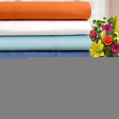 White Queen Cotton Blend 0 Thread Count Washable Duvet Cover Set HomeRoots