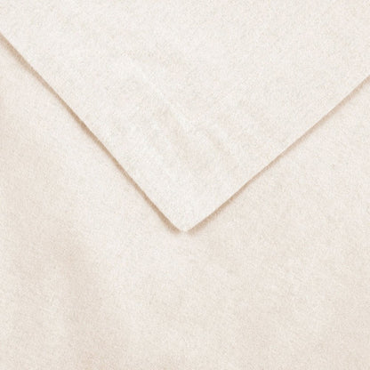 Ivory Twin Cotton Blend 0 Thread Count Washable Duvet Cover Set HomeRoots