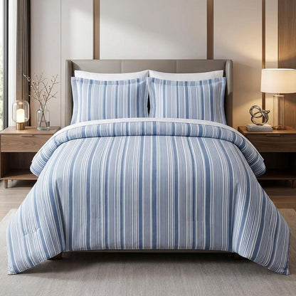 White Queen Cotton Blend 300 Thread Count Washable Duvet Cover Set HomeRoots