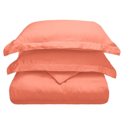 Coral King Cotton Blend 300 Thread Count Washable Duvet Cover Set HomeRoots