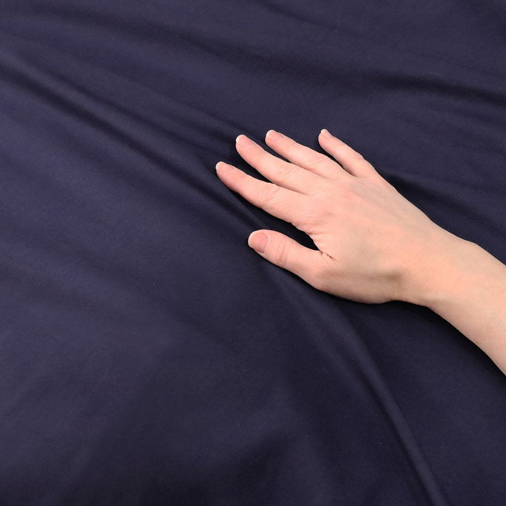Blue Queen Cotton Washable Duvet Cover Set With Two Shams HomeRoots