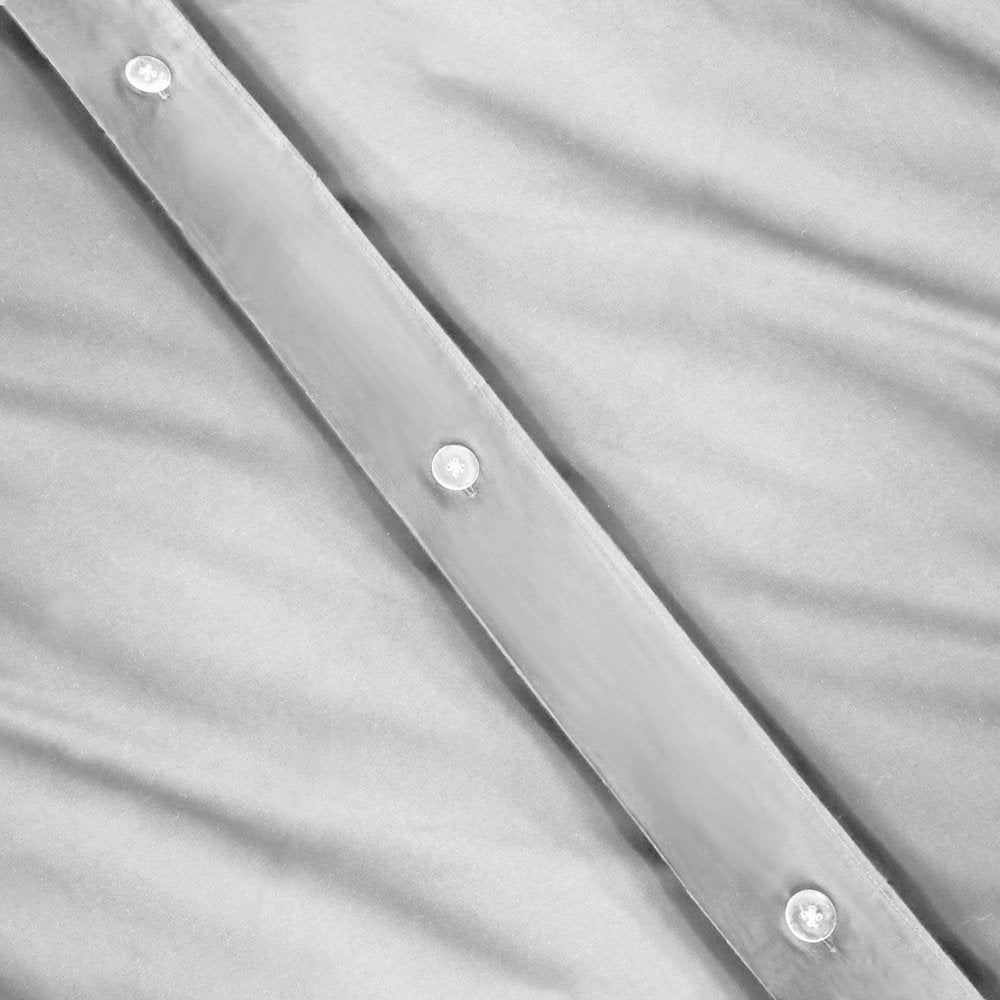 Platinum King Cotton Washable Duvet Cover Set HomeRoots