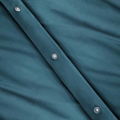 Navy Blue Twin 100% Cotton 300 Thread Count Washable Duvet Cover Set HomeRoots