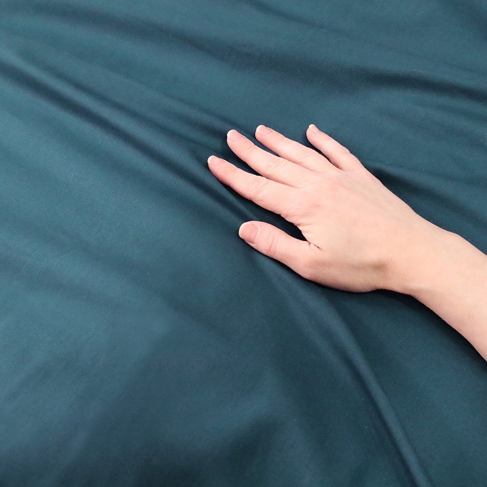 Navy Blue Twin 100% Cotton 300 Thread Count Washable Duvet Cover Set HomeRoots