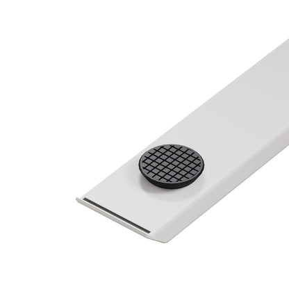 Adjustable Natural and White Wood and Stainless Steel Rolling Computer Desk HomeRoots