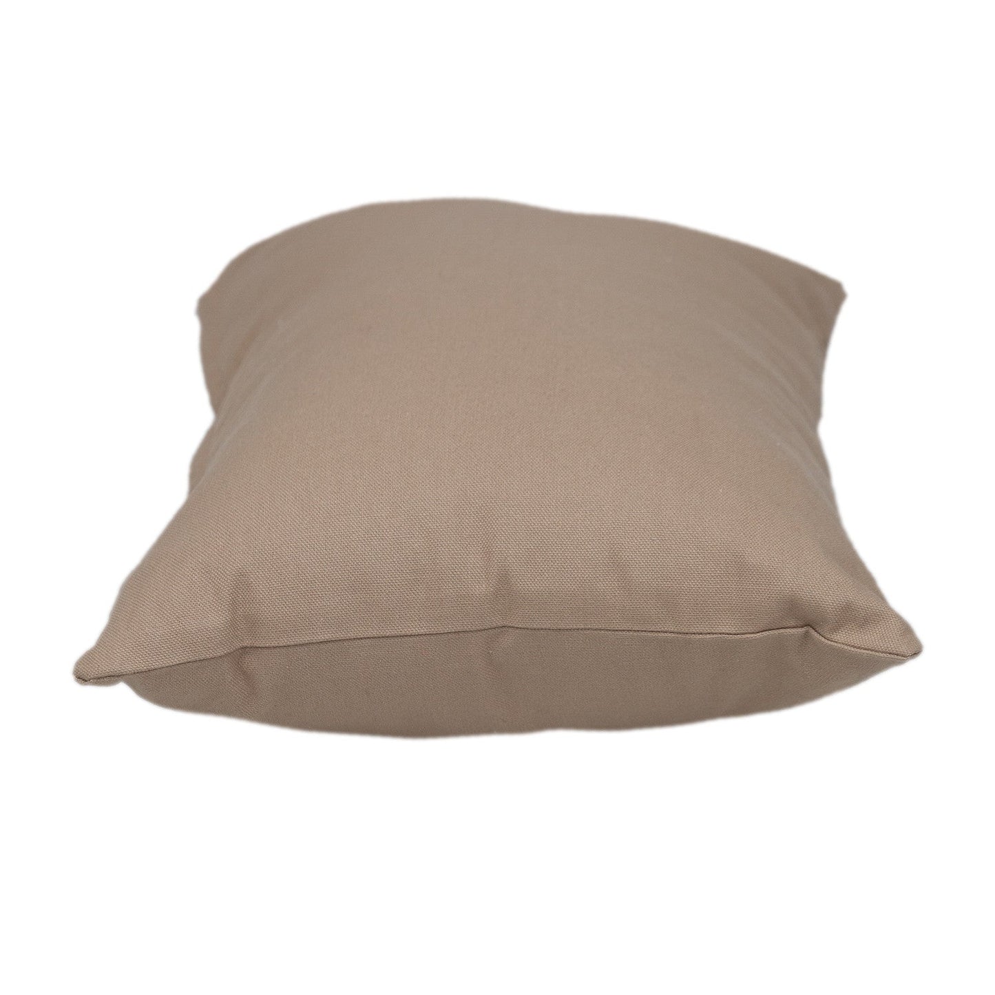 12" X 18" Beige Cotton Lumbar Throw Pillow FurniFindUSA