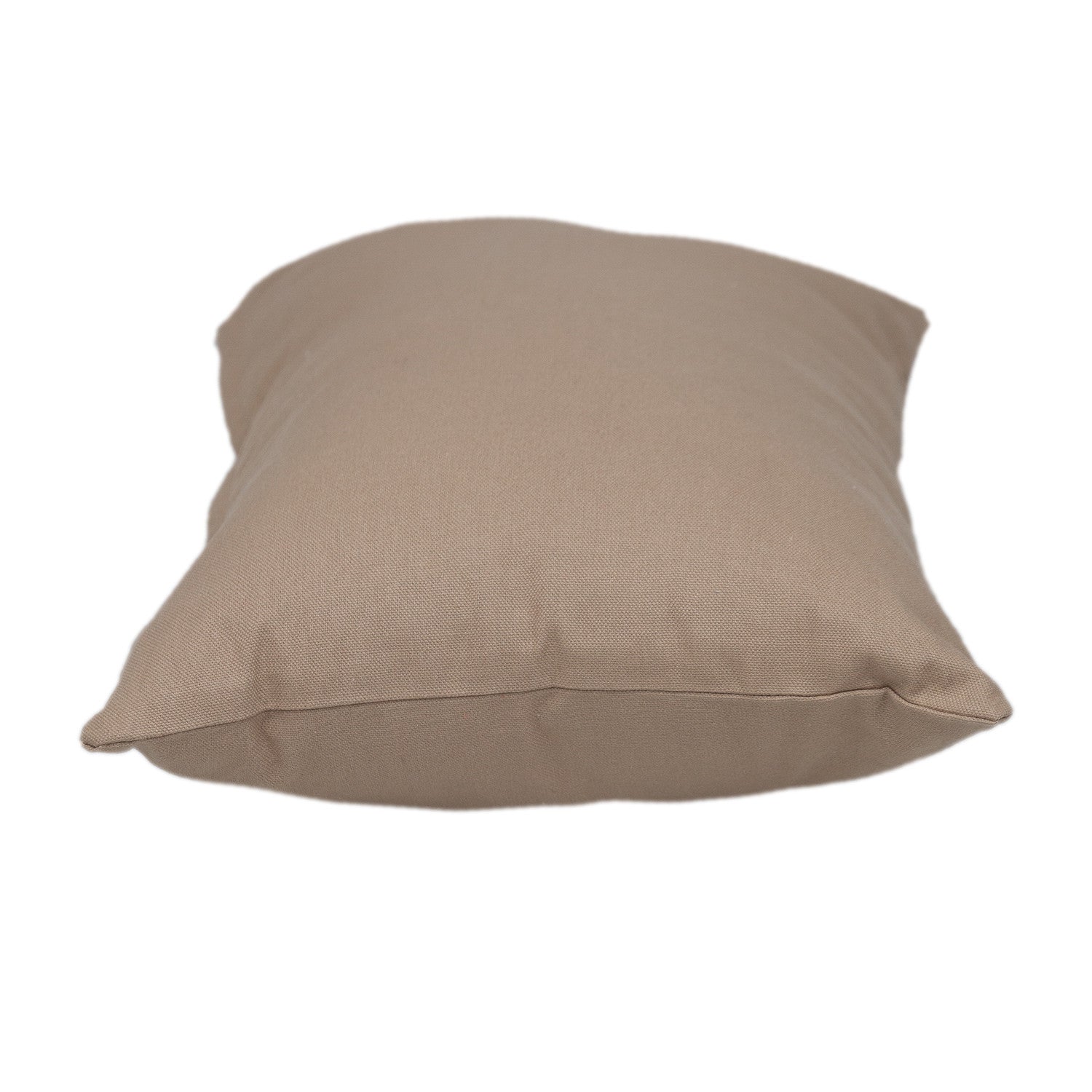 12" X 18" Beige Cotton Lumbar Throw Pillow FurniFindUSA