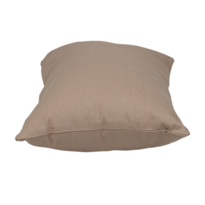 12" X 18" Beige Cotton Lumbar Throw Pillow FurniFindUSA