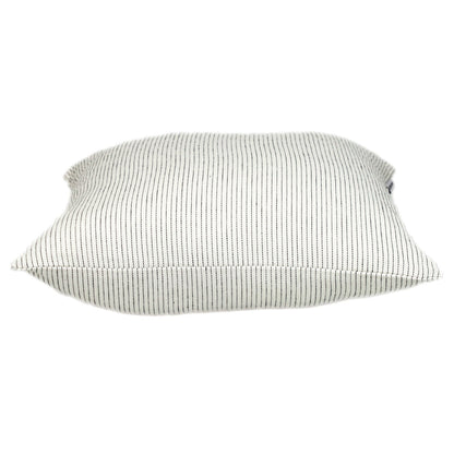 20" Brown and White Striped Cotton Throw Pillow 7.0" (L) x 20.0" (W) x 20.0" (H) FurniFindUSA