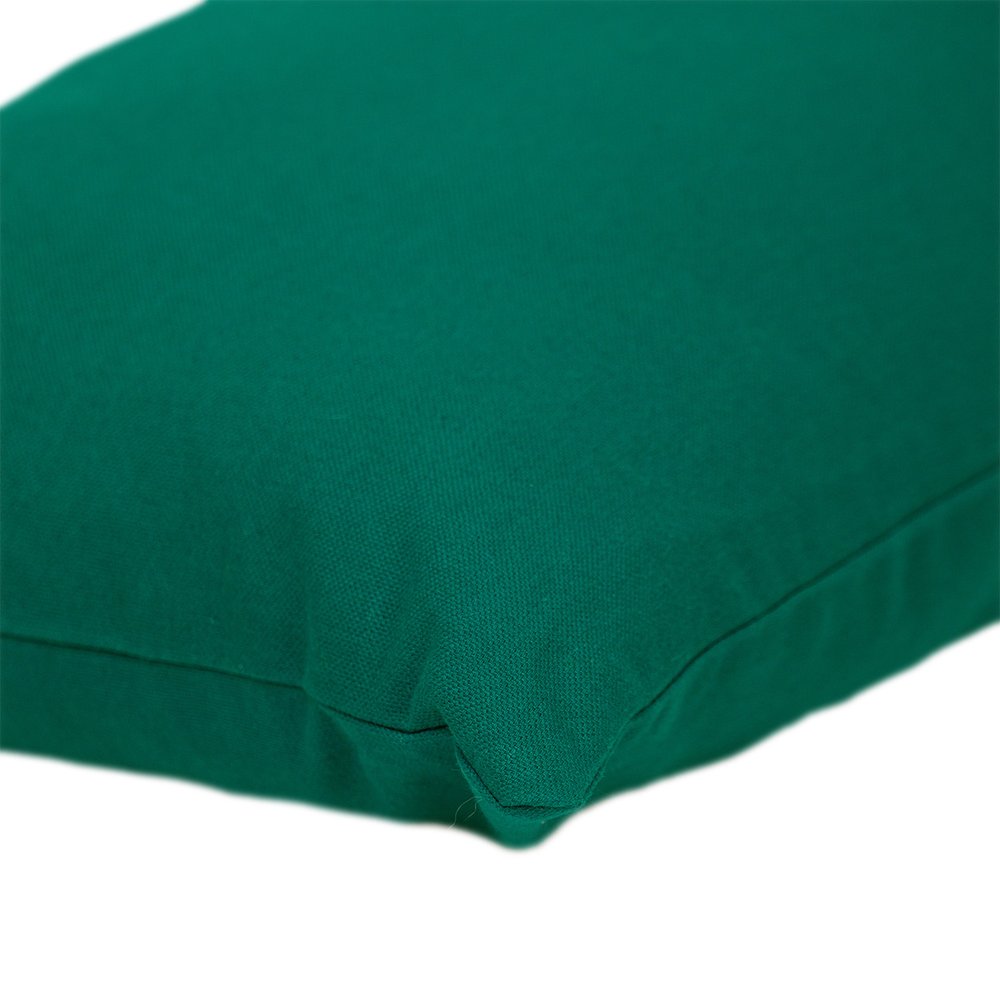 12" X 18" Green Cotton Throw Pillow — view 3
