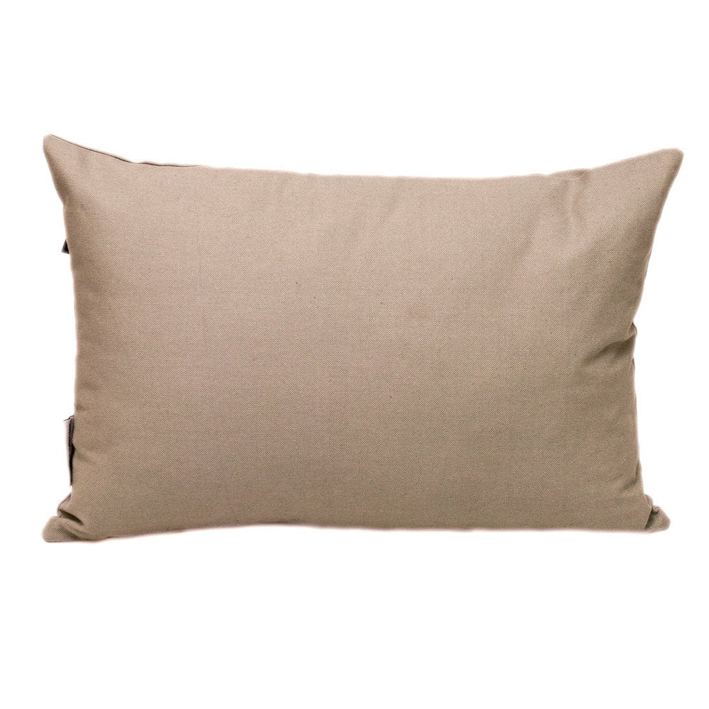 12" X 18" Gray Cotton Throw Pillow — view 1