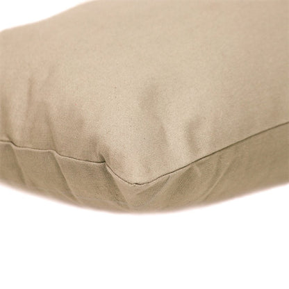 12" X 18" Gray Cotton Throw Pillow