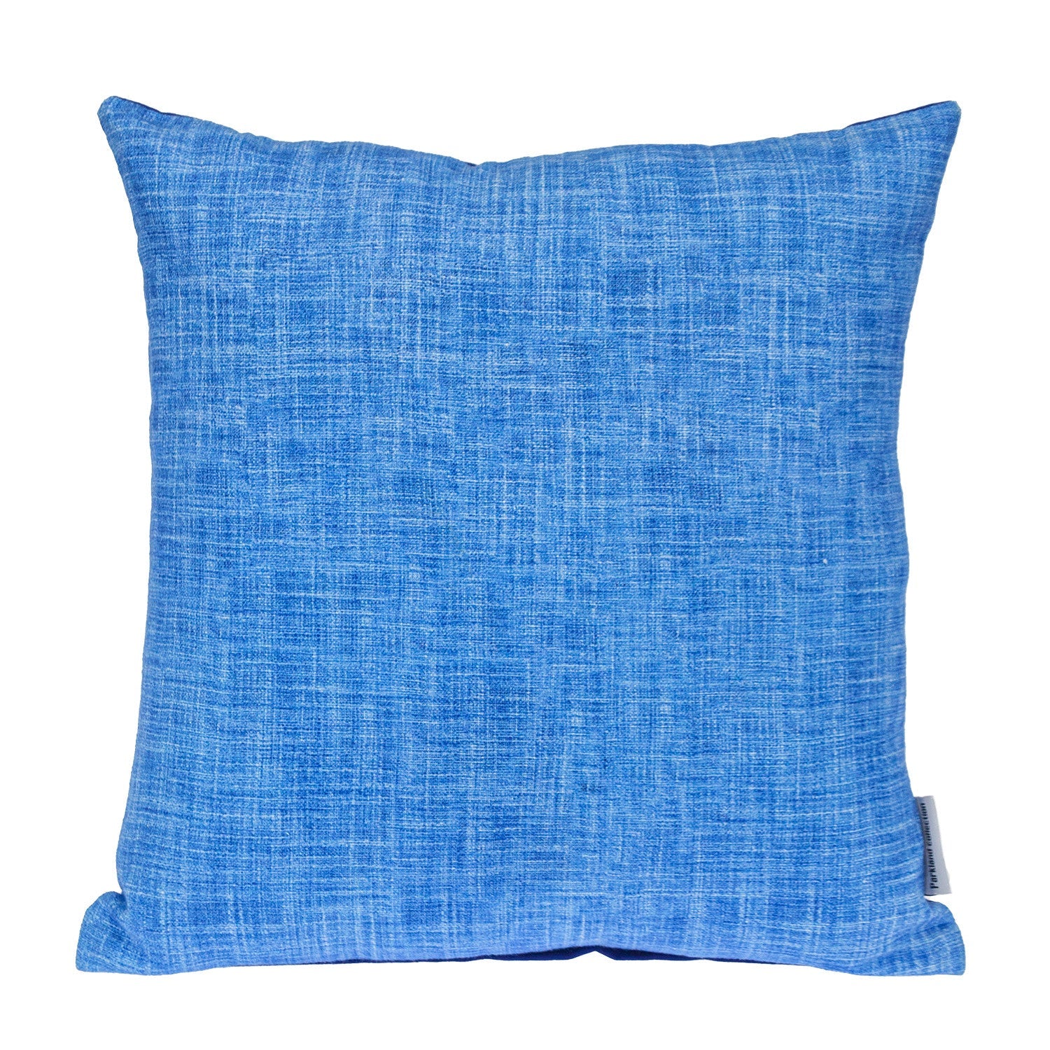 18" Blue Weave Cotton Throw Pillow FurniFindUSA