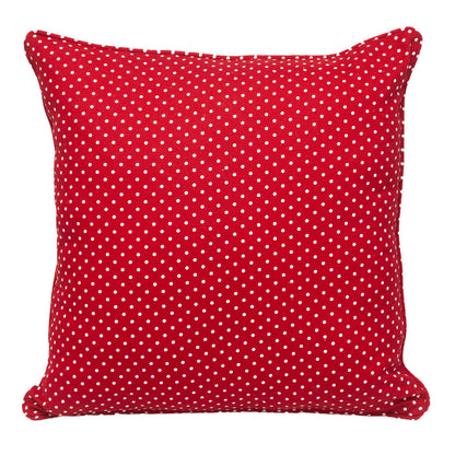 18" Red and White Check Cotton Throw Pillow FurniFindUSA