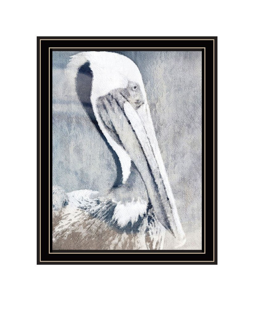 PELICAN Black Framed Print Wall Art — view 2