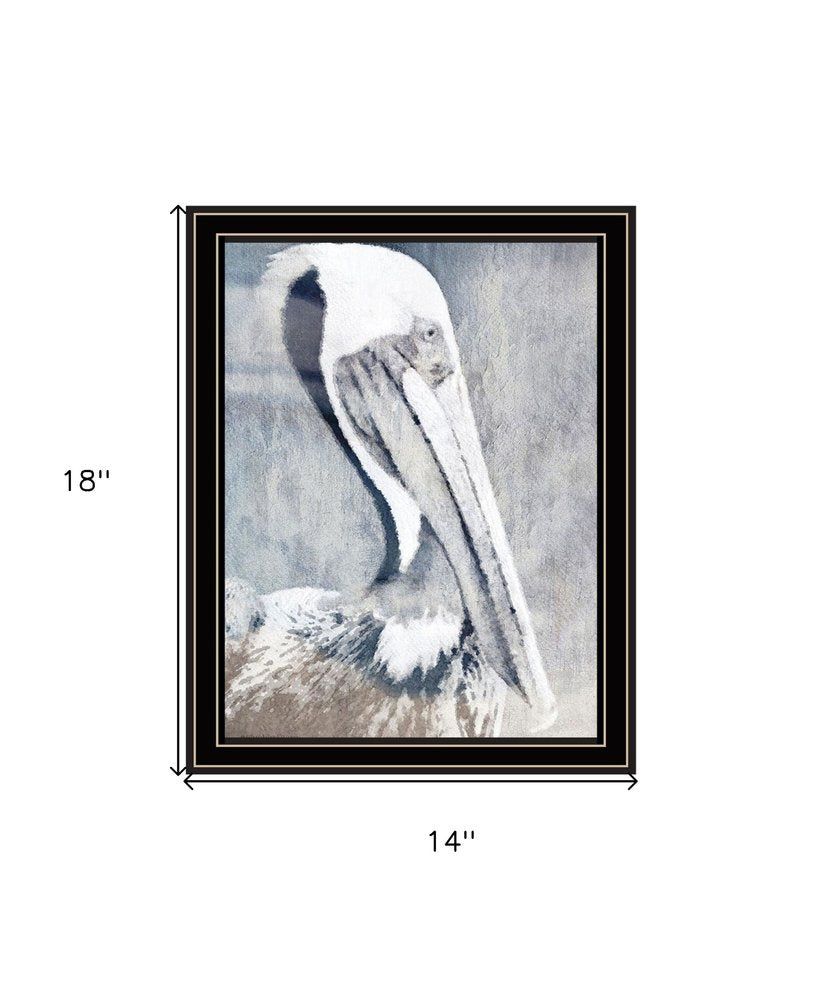 PELICAN Black Framed Print Wall Art — view 4