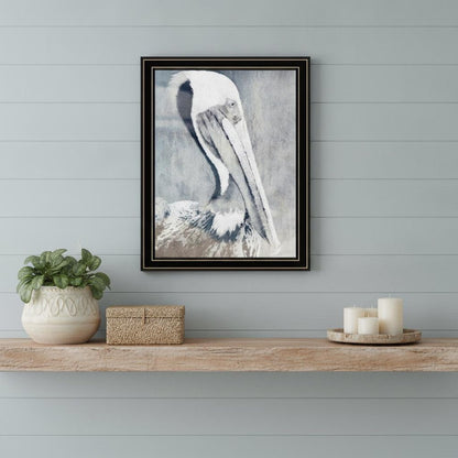 PELICAN Black Framed Print Wall Art HomeRoots