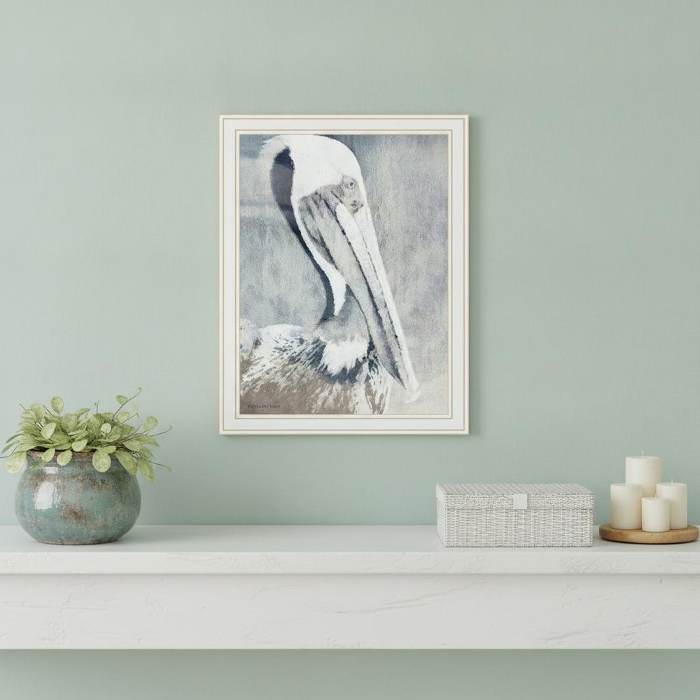 PELICAN Black Framed Print Wall Art HomeRoots