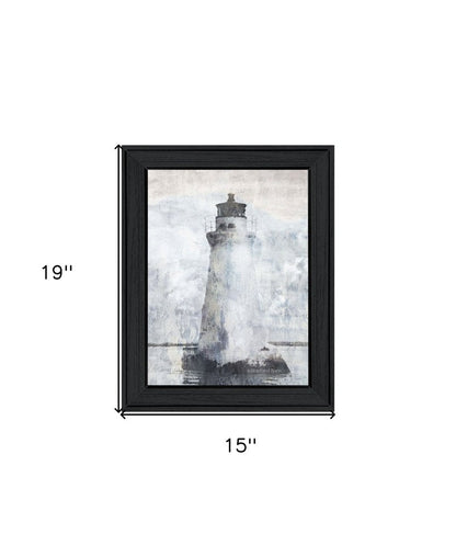 Lighthouse Black Framed Print Wall Art HomeRoots