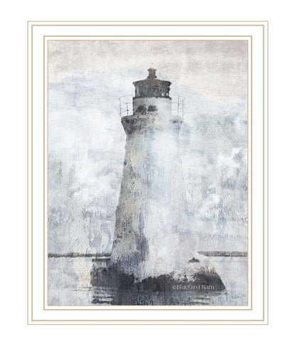 Lighthouse Black Framed Print Wall Art HomeRoots