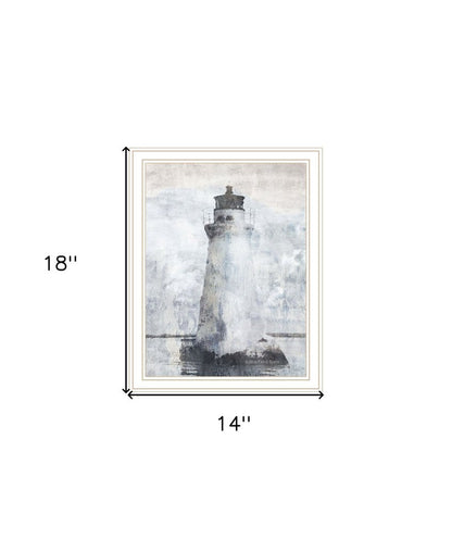 Lighthouse Black Framed Print Wall Art HomeRoots