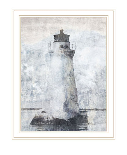 Lighthouse Black Framed Print Wall Art HomeRoots