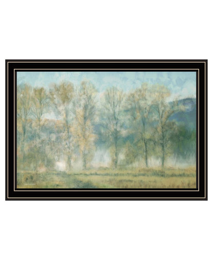 Peaceful Tree Line Black Framed Print Wall Art HomeRoots