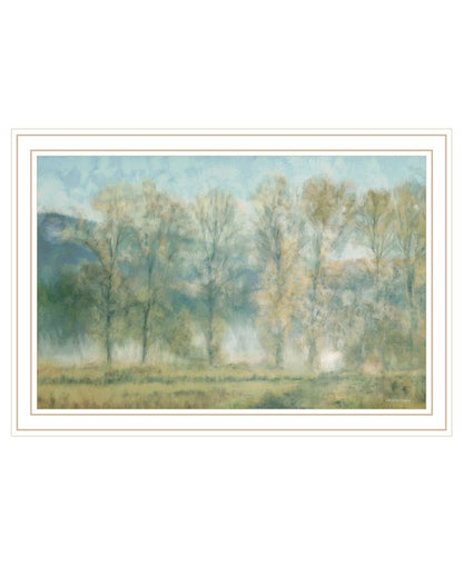 Peaceful Tree Line Black Framed Print Wall Art HomeRoots