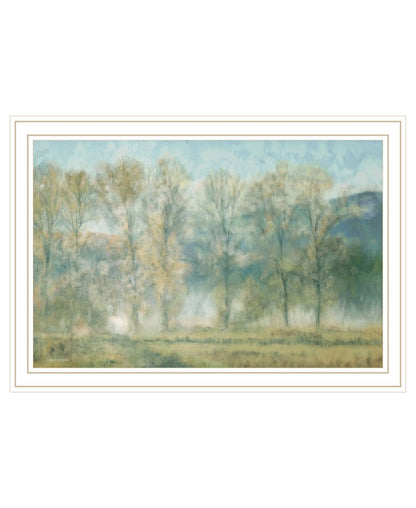 Peaceful Tree Line Black Framed Print Wall Art HomeRoots