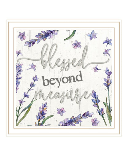Blessed Beyond Measure White Framed Print Wall Art HomeRoots