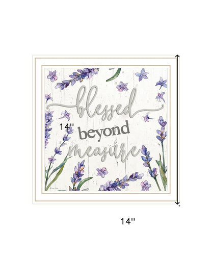 Blessed Beyond Measure White Framed Print Wall Art HomeRoots